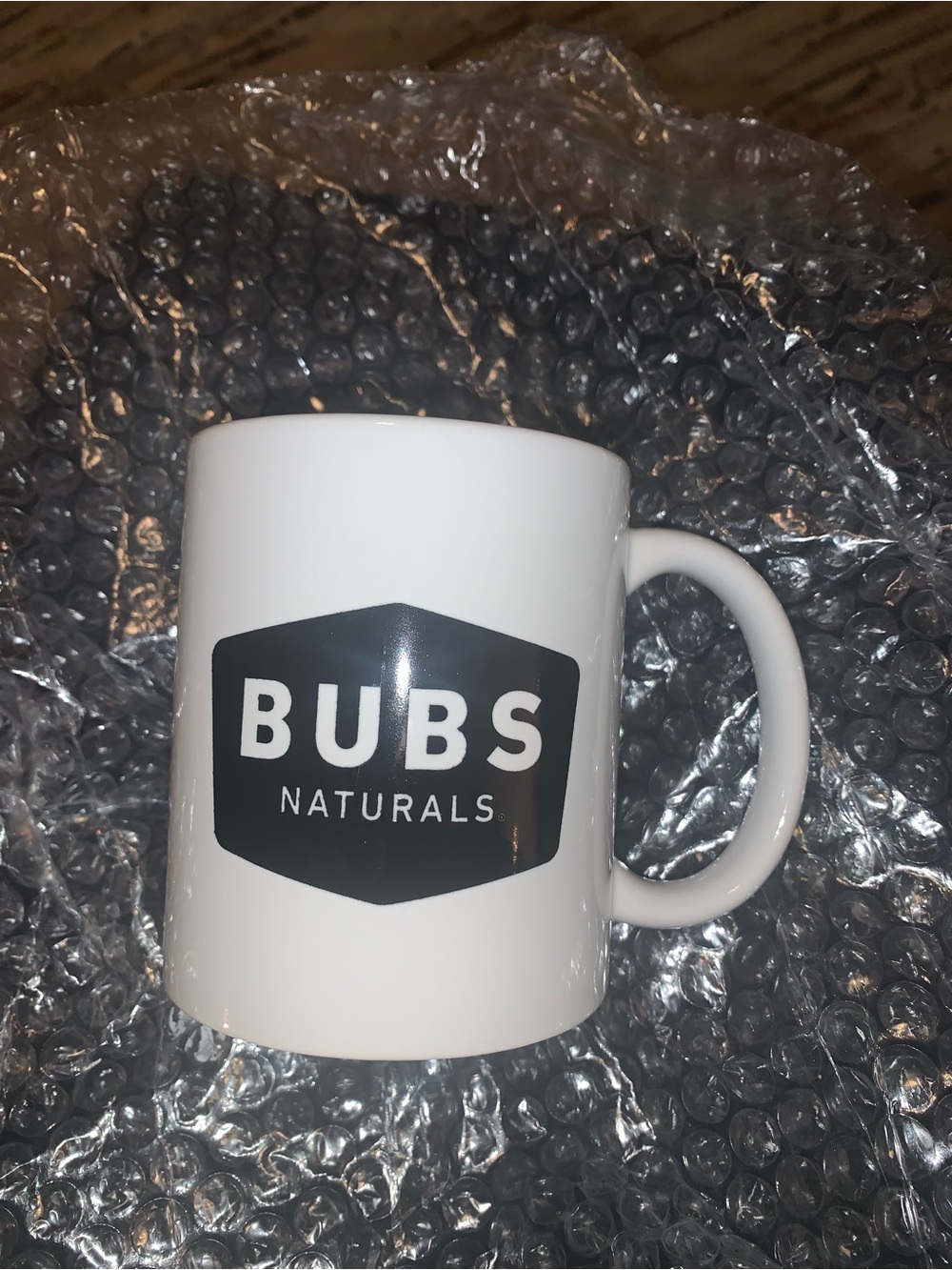 BUBS Naturals White Ceramic Logo Mug